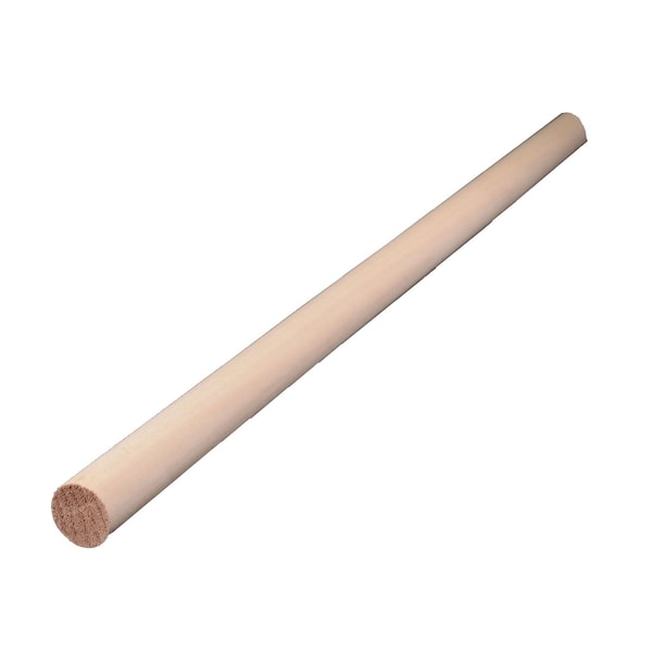 Alexandria Moulding Round Ramin Hardwood Dowel 7/8 in. D X 36 in. L 1 pk Brown, PK6 02578-R0036C1 - main
